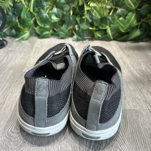 OluKai Makia Ulana Kai Sneakers Black Knit Leather Men’s Size 13 main image 7